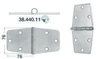 Osculati SS hinge 152x76 – bilde 1