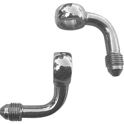 Goodridge Banjoadapter 90°, rustfritt stål