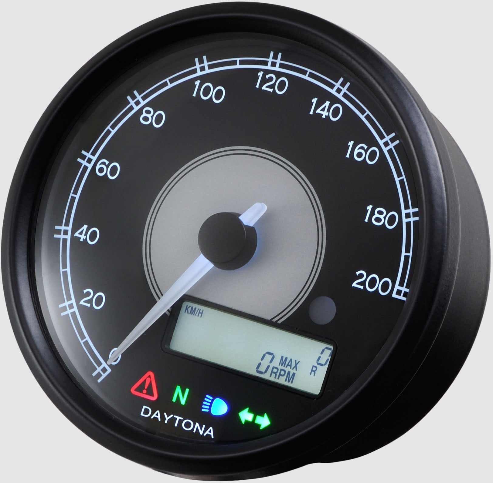 Daytona Velona 80 speedometer 0-200KM/H, black