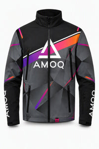 AMOQ Apex V2 Racing Jakke Svart/Grå/Violet – bilde 1