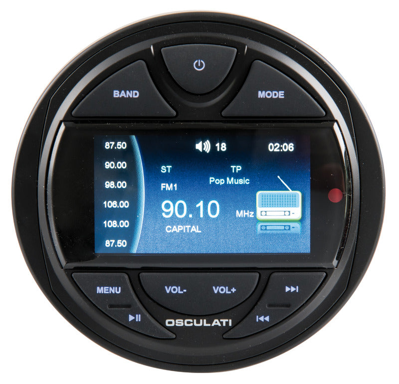 Osculati M3-TFT radio for instrument table