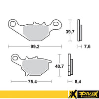 ProX Fram Brake Pute RM80/85 '96-04 – bilde 2