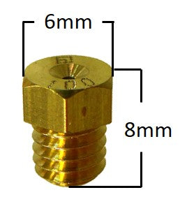 Main Jet, # 115 , Hex small, Fits: Mikuni