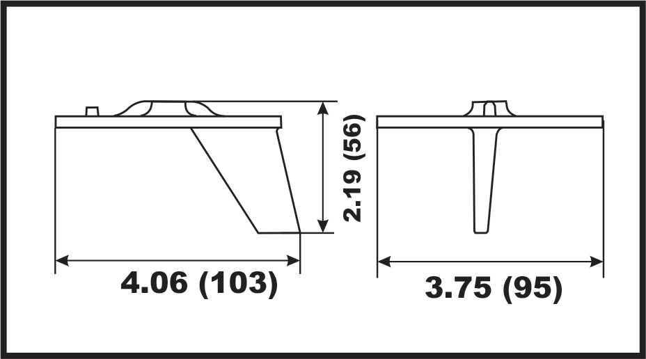 EMP Anode Alu Trim Tab Honda/Yamaha 20-50HP