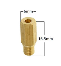 Tec-X Main Jet # 140 Hex Fits: Keihin / Flat side – bilde 1