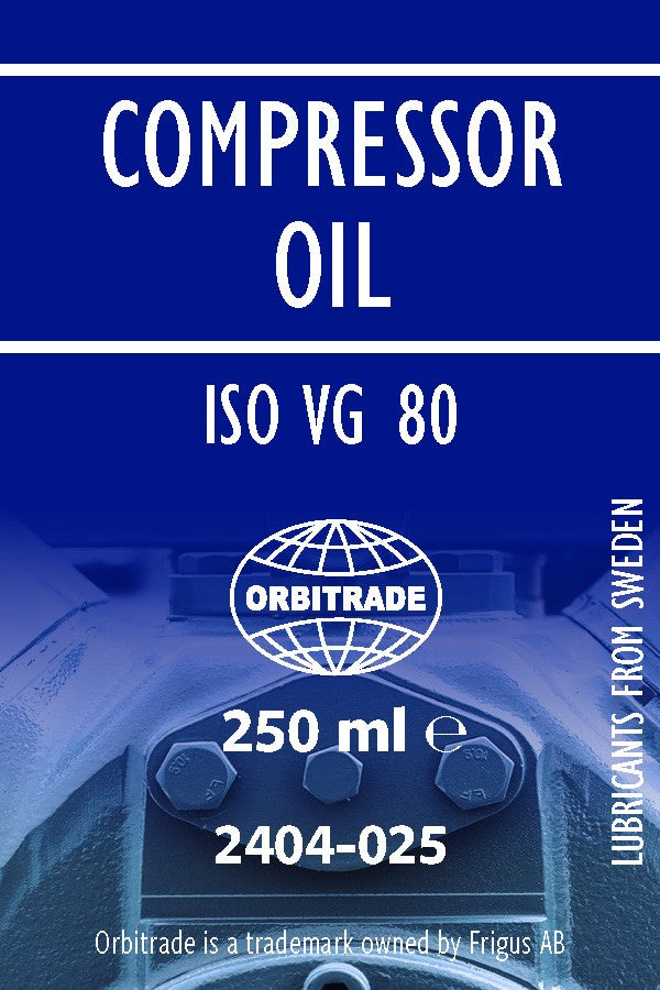 Orbitrade Compressor Olje ISO VG 80 250ml