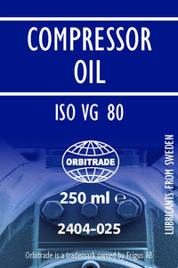 Orbitrade Compressor Olje ISO VG 80 250ml – bilde 1