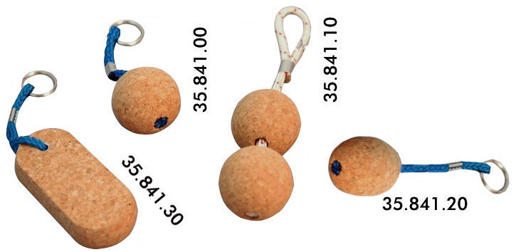 Osculati Cork ball keychain 2x50mm