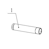 Bronco Slewing cylinder pipe 77-12191 – bilde 1