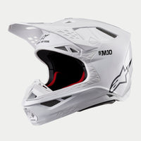 Alpinestars Hjelm S-M10 2206 Solid Hvit – bilde 1