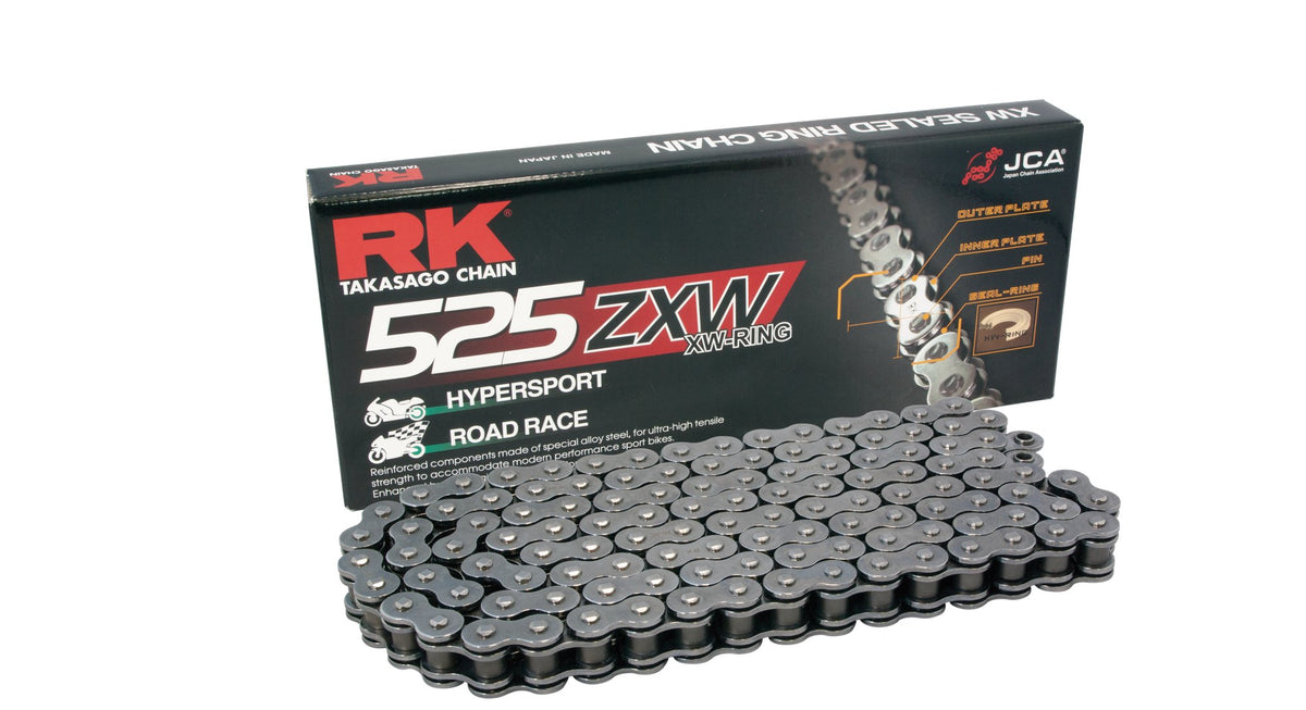 RK Japan RK 525ZXW XW-ringchain +CLF (niittil.)