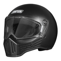 Simpson Hjelm M30 Solid Matt Svart – bilde 1