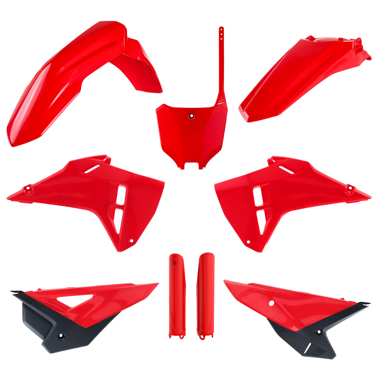 Polisport Restyling Sett Honda CRF250R 22-24 450R 21-24 2025 look Rød