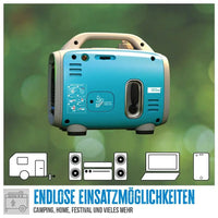 Güde Tyskland ISG 800-1 Strømaggregat Inverter 800W – bilde 3