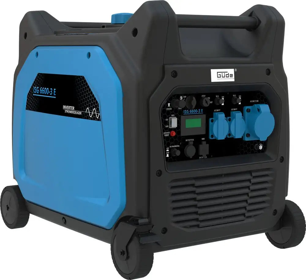 Güde Tyskland ISG 6600-3 E Strømaggregat Inverter 6,6kW