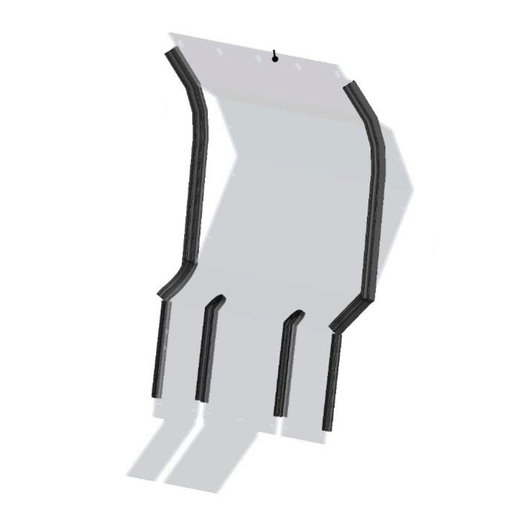 DFK Rear glass with sealing Yamaha Viking 2014-