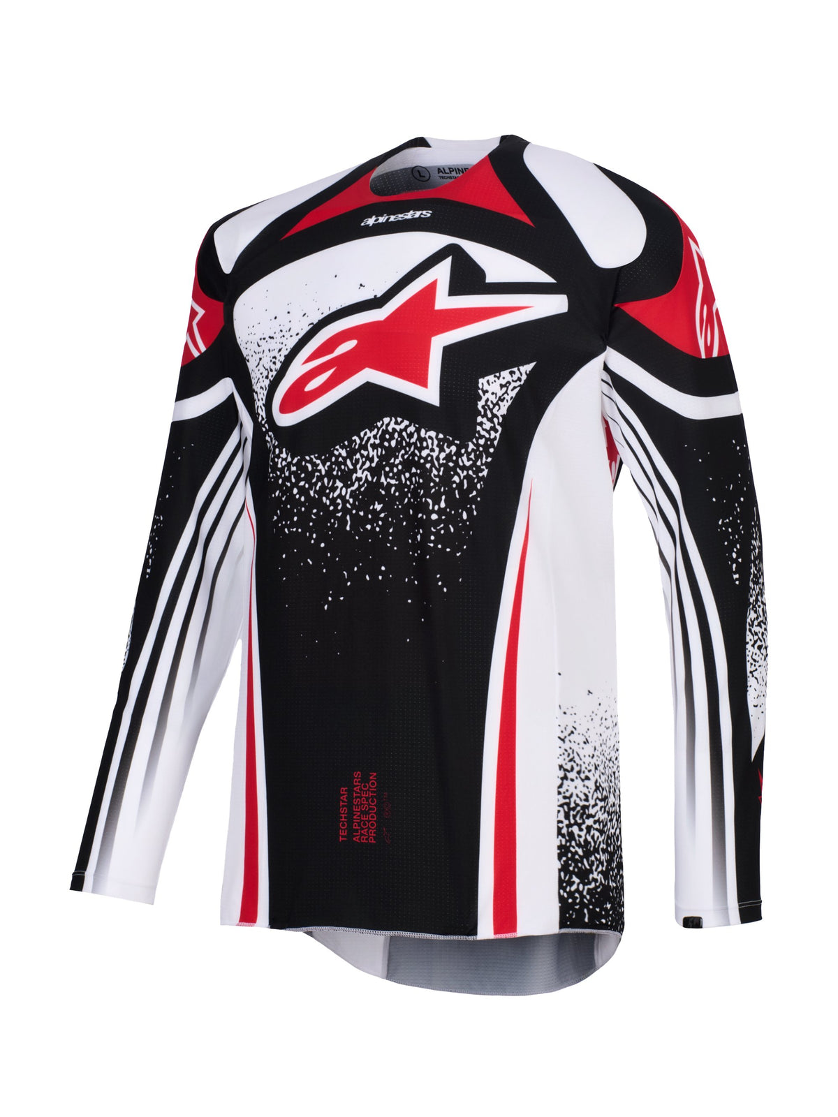 Alpinestars Trøye Techstar Nomur Svart/Hvit/Rød