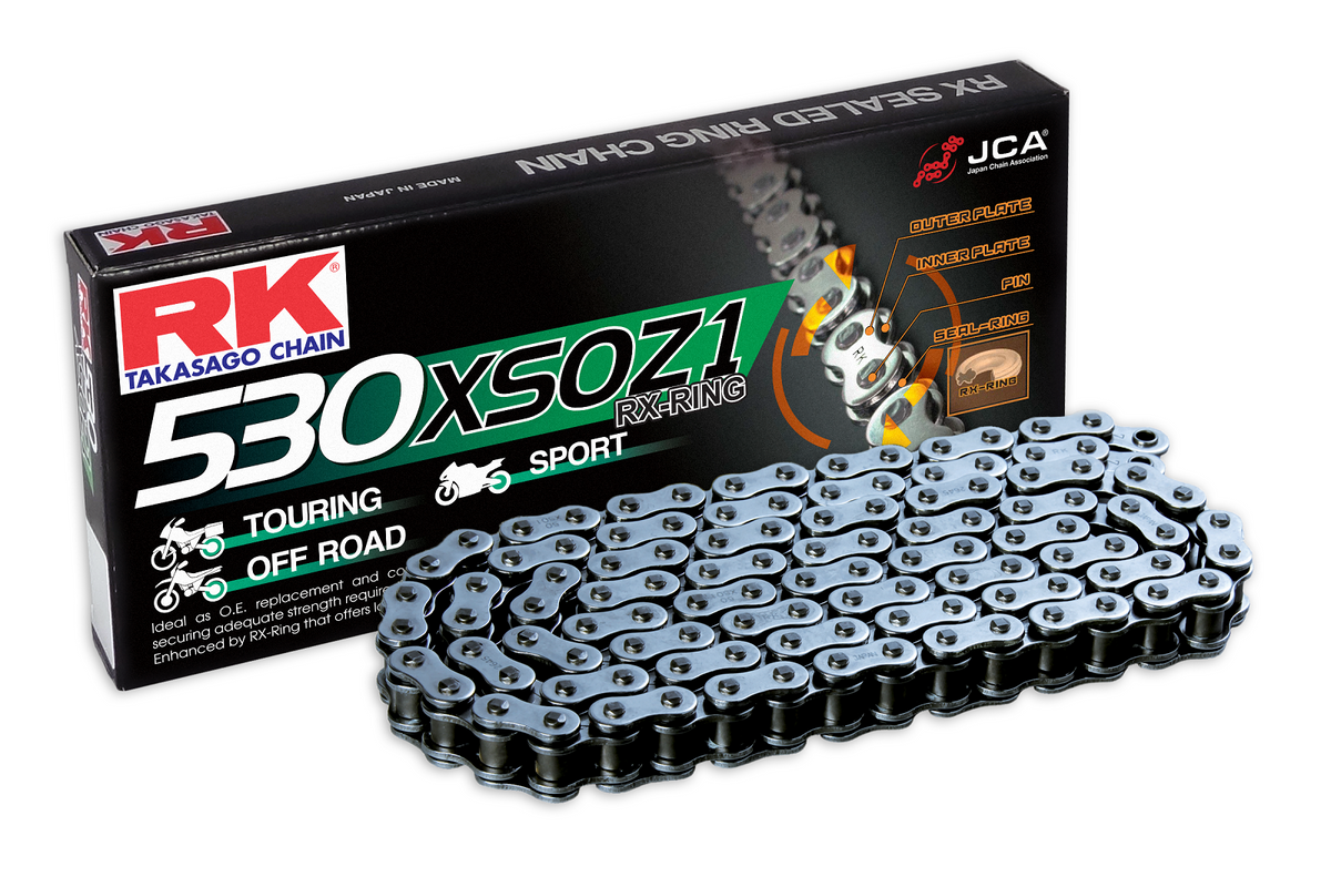 RK Japan RK 530XSOZ1 RX-ringchain +CLF(rivet l.)