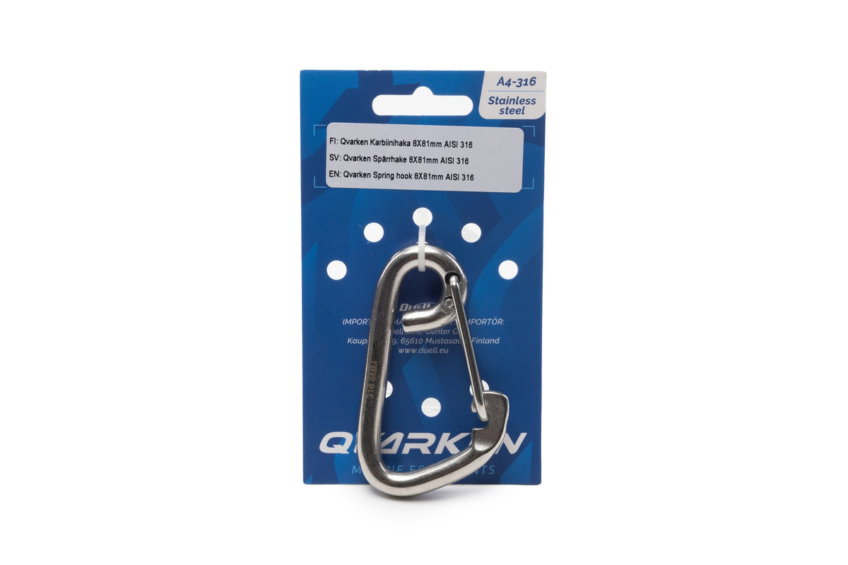 Qvarken Snap Krok 6X62mm AISI 316