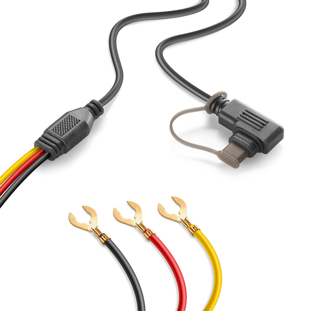 Interphone Ridesync strømkabel for 12V batteritilkobling