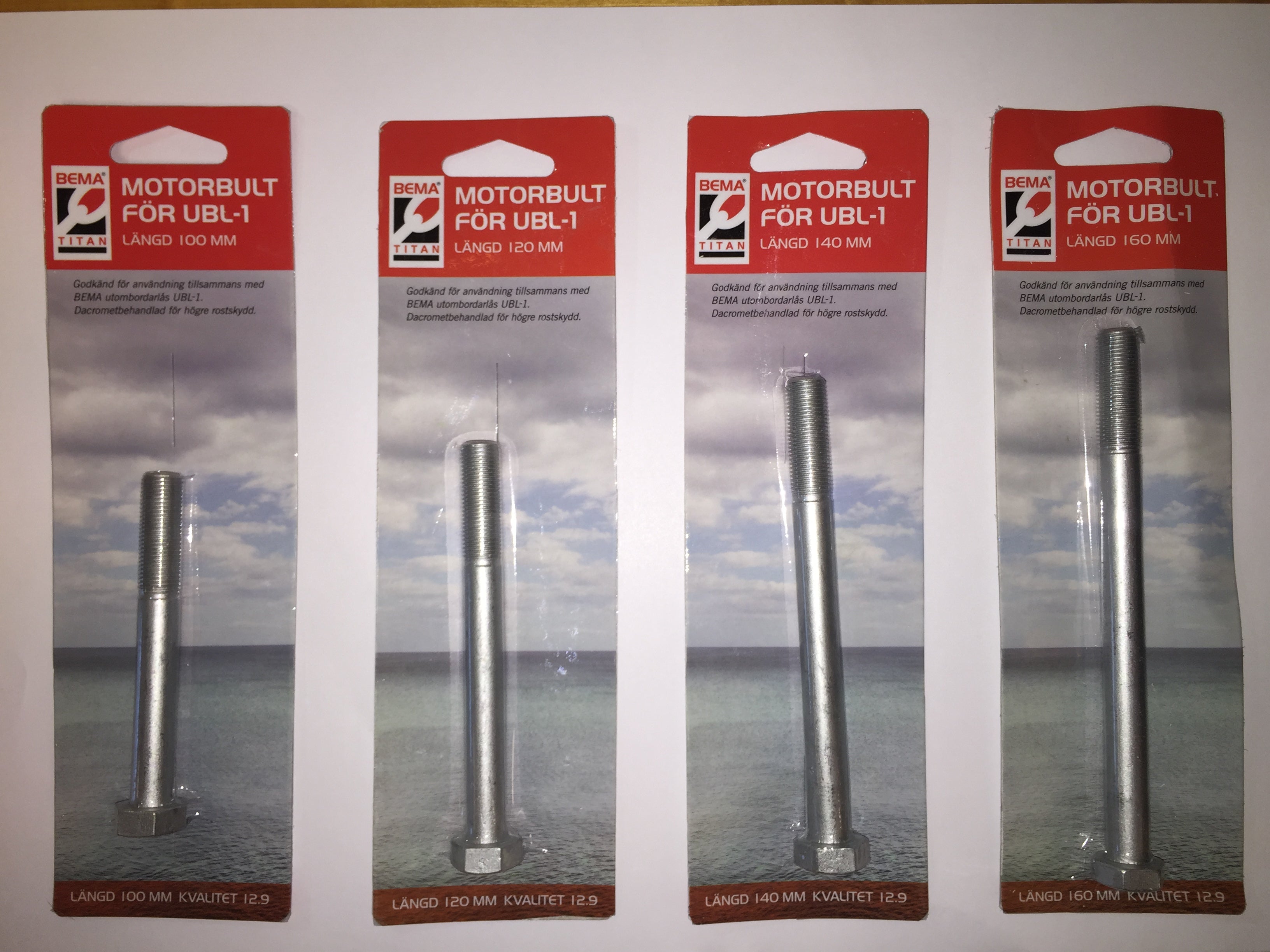 Bema UBL-1, M6S 12.9 M12x1,25x185 Dacromet
