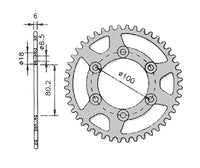 Forte Bak sprocket, 48 teeth (420), Ø80mm, Rieju RR – bilde 1
