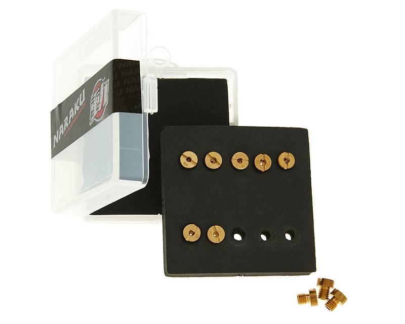 Naraku Main Jet Sett 5mm #50 - #68 (10 pcs) Fits: Dellorto