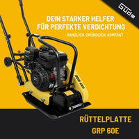Güde Tyskland GRP 60E Platevibrator / Hoppetusse 61 kg - Inkl. Gummimatte og Hjul – bilde 2