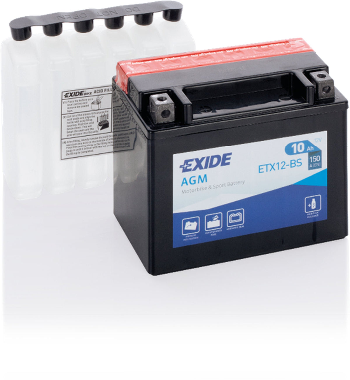Exide Batteri ETX12-BS
