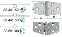 Osculati hinge w/release Pinne 74x37 – bilde 1