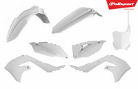 Polisport plastic Sett KKX250F 21-23 KX450 19-23 Hvit (1) – bilde 1