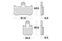 SBS Brakepads Racing Sintered – bilde 2