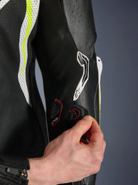 Alpinestars Skinn suite 1-pcs GP Tech v5 Svart/Hvit/Fluo Gul – bilde 3