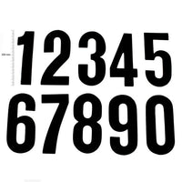 TMV Digits 200mm Svart '8' (20pcs) – bilde 1