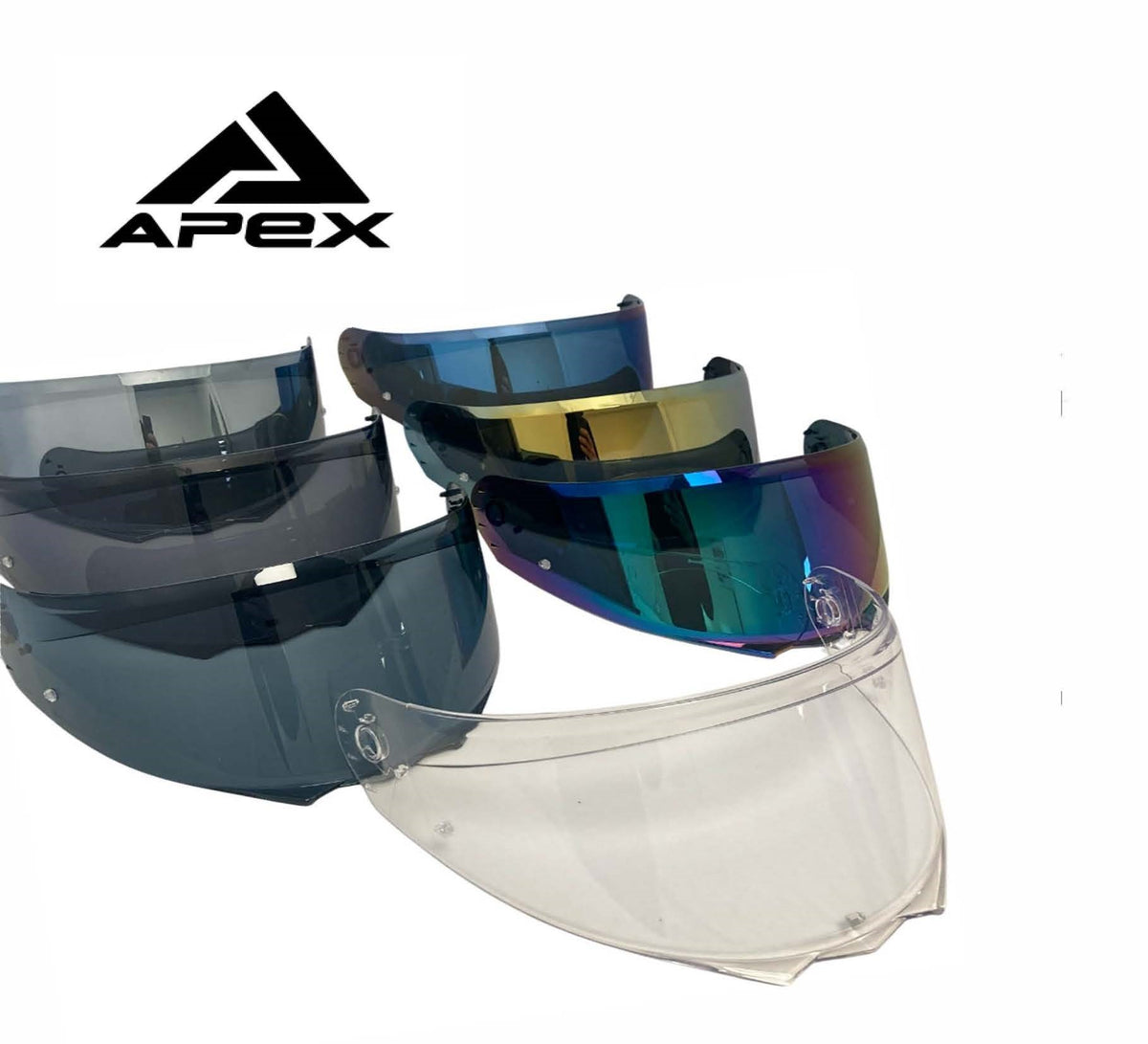 APEX JT300 Visir Lys smoke pinlock ready