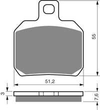 Goldfren Brake Pads 152 Ceramic Karbon S3 – bilde 1