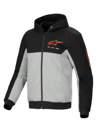 Alpinestars Hoodie Chrome v2 Grå/Sort/Rød XL – bilde 2