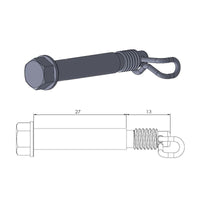 Moto-Master Brake Pute Pinne SX65 09-22 TC65 17-22 MC65 21-22 – bilde 1
