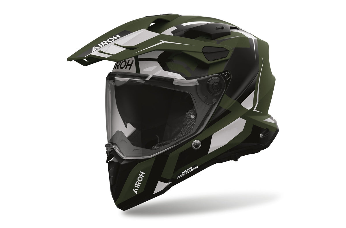 Airoh Hjelm Commander 2 Polar Military Grønn