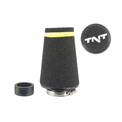 TNT Luft Filter Speed Svart Connection Ø 28/35mm (Ø 70 - 48mm x l. 100mm)
