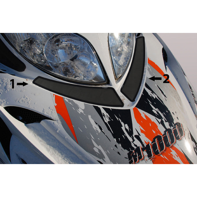 Frogzskin Arctic Cat Frontlys Vent Deksel (2 pc) - 05-11 M-Series 06-11 CF