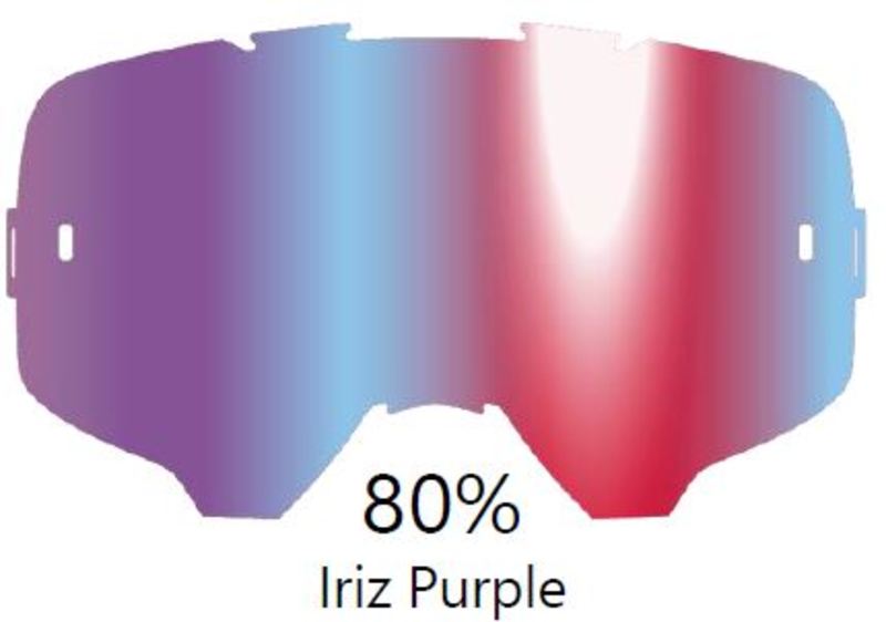 Leatt Brilleglass Iriz Lilla 78 %