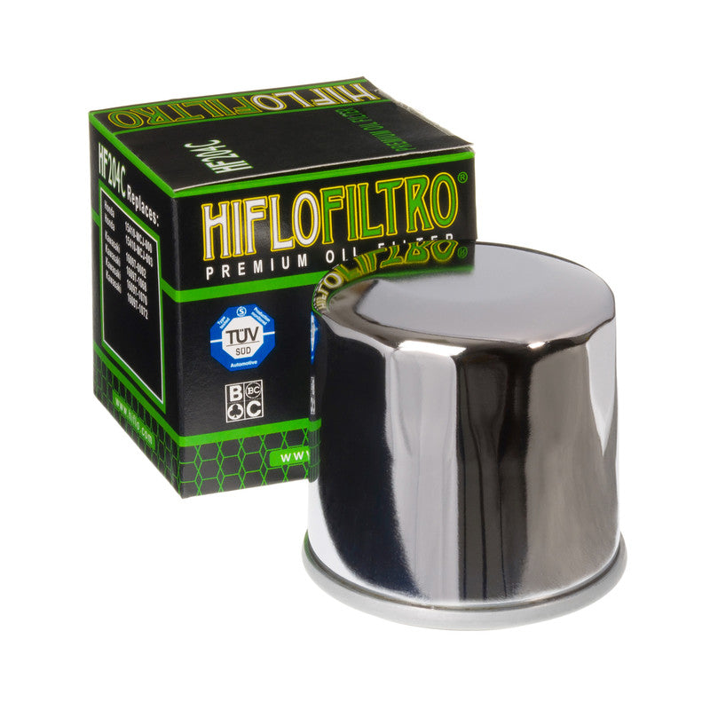 HiFlo Olje Filter HF204C Chromed