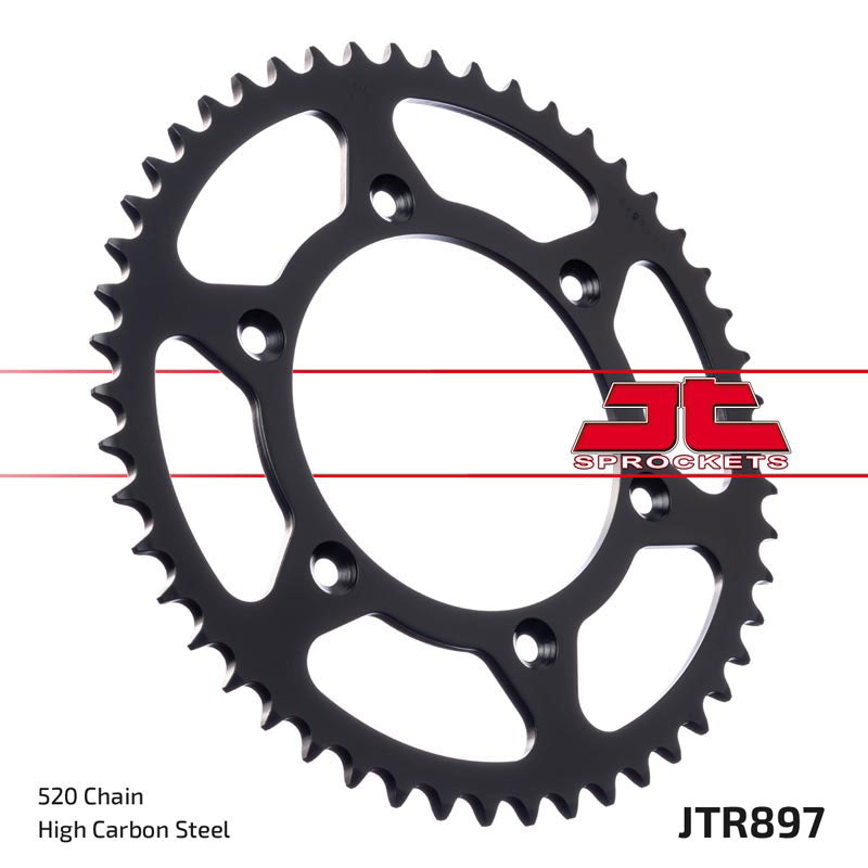 JT Sprockets JT Bak Drev ZBK - Svart Zinc JTR897.42ZBK