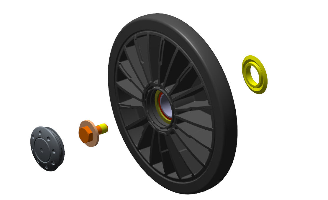 Camso Idler wheel 202mm (single bearing) 2013-