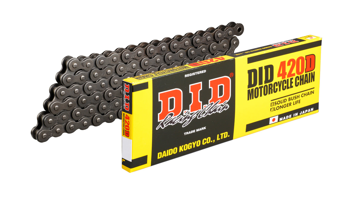 D.I.D 420D standardkjede 140 ledd med kjedelås (RJ)