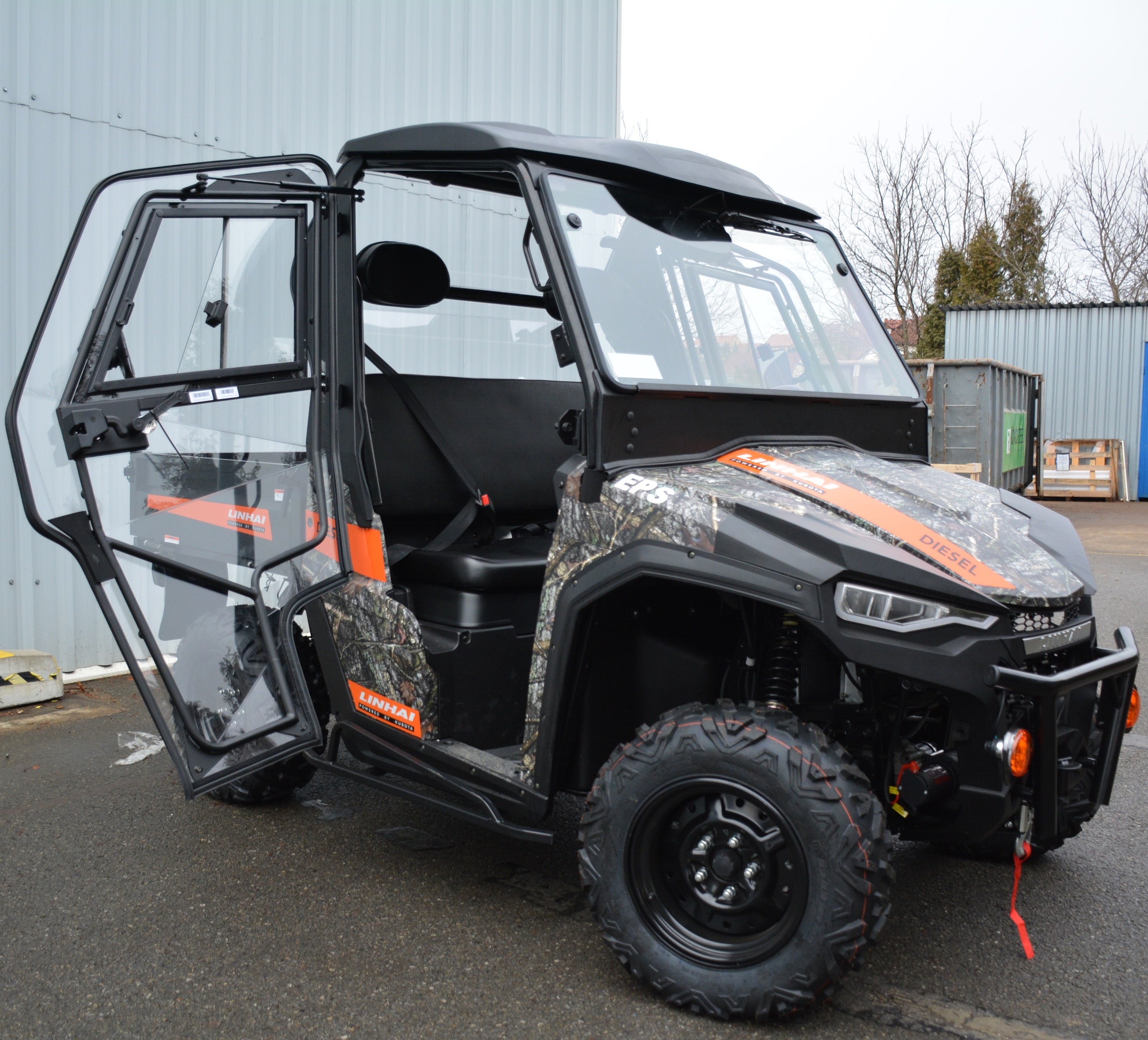 DFK Full cab  + wiper/ washer, heating Linhai CUV 1100 Diesel 2023->