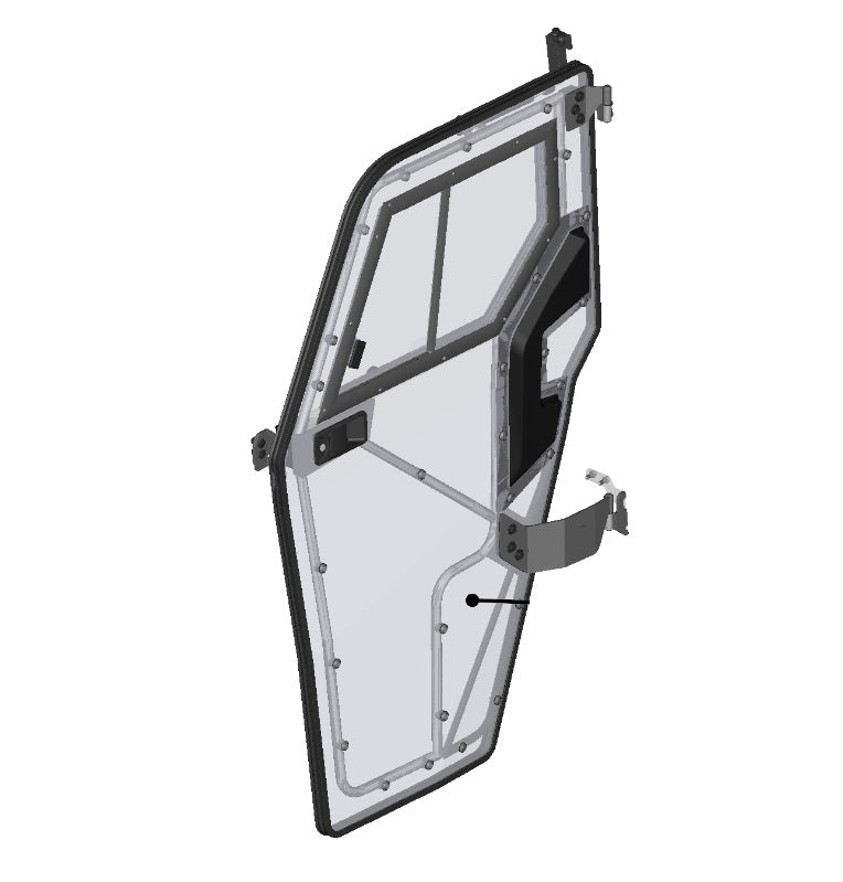 DFK Door assembly left Polaris Ranger 570 Midsize 2022->