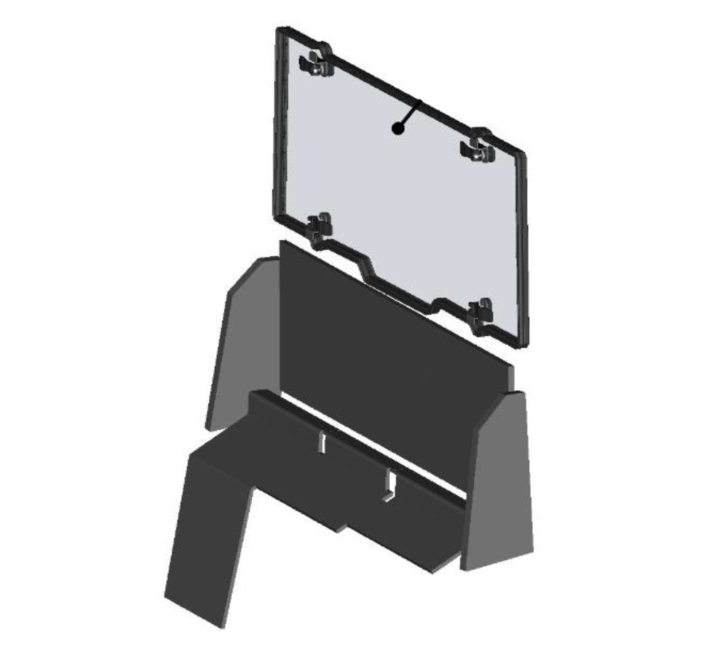 DFK Rear Panel Premium Polaris Ranger XP 1000 + Diesel 2020->