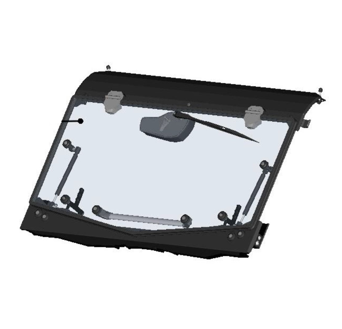 DFK Front panel complete Yamaha Wolverine 2016-